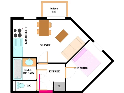 Apartment Lanslebourg-Mont-Cenis, 1 bedroom, 4 persons - photo_14301872036