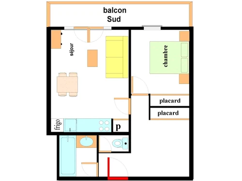 Ferienwohnung Lanslebourg-Mont-Cenis, 1 Schlafzimmer, 4 Personen - photo_14301869545