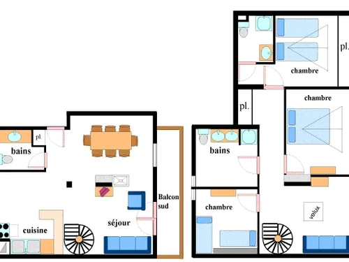 Ferienwohnung Lanslebourg-Mont-Cenis, 3 Schlafzimmer, 10 Personen - photo_14301858449