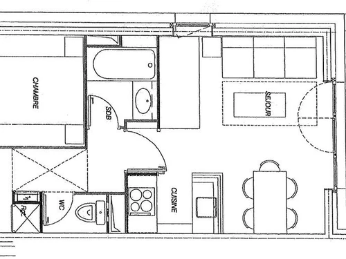 Apartment Valmorel, 1 bedroom, 5 persons - photo_8122620156