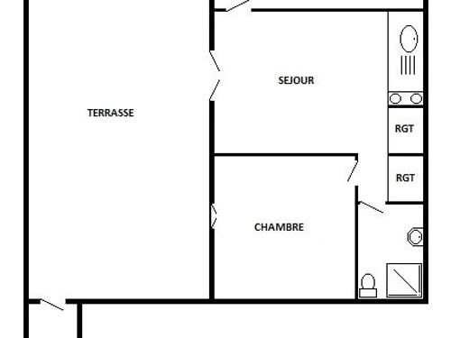 Appartement Port Leucate, 3 pièces, 6 personnes - photo_15929090