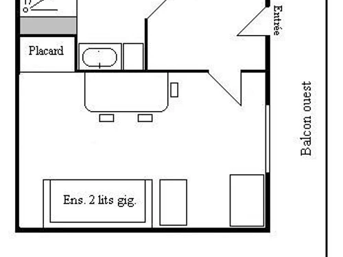 Apartment Méribel, studio flat, 2 persons - photo_12957088