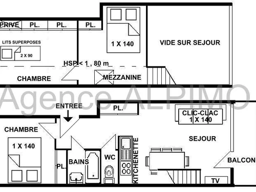 Apartment Les Saisies, 2 bedrooms, 8 persons - photo_15018457097