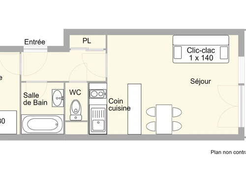 Apartment Les Saisies, 1 bedroom, 5 persons - photo_15018468082