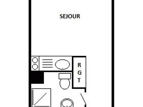 Studio Port Barcarès, 1 pièce, 4 personnes - photo_5441823918