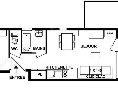 Apartment Les Saisies, 1 bedroom, 4 persons - photo_15018473154